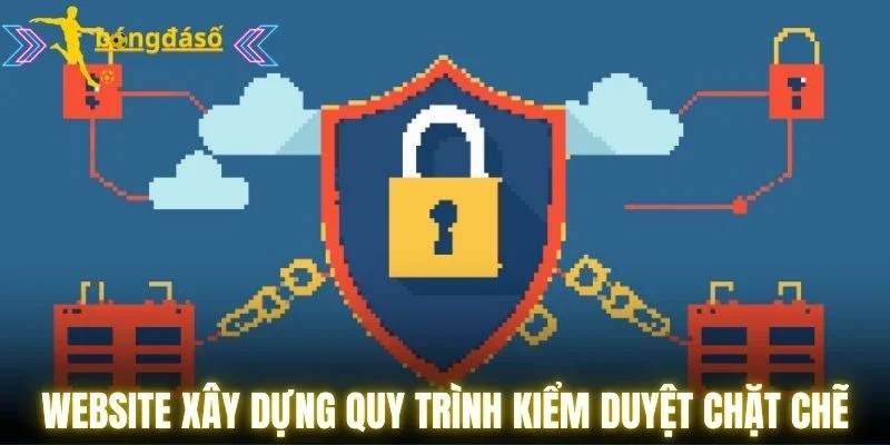 Website xây dựng quy trình kiểm duyệt chặt chẽ
